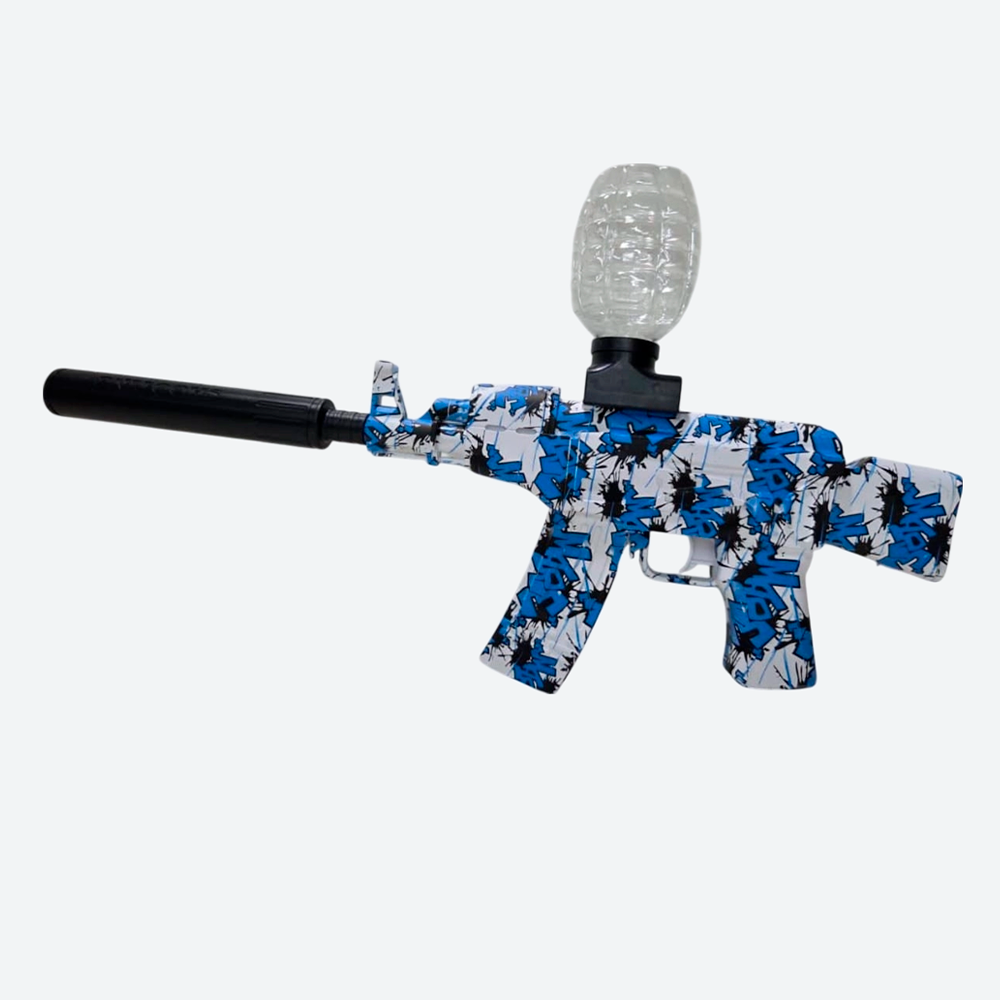 Pistola / Ametralladora Hidrogel Ak47 Shooting Elite 2 En 1