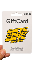 GiftCard $80.000 en la web